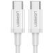 Кабель USB 2.0 Type-C M-M, 1 м, 60W Білий, ABS Cover US264 UGREEN (60518) [402430], фото 1