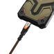 Кабель USB-C > USB-C 3.2 заряджання/синхронізації UAG 0.75м, 240Вт, Type-C, Rugged Double Braided Nylon, Black/Orange (9B4415114097) [108603], фото 6