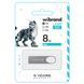 Флеш-накопичувач Wibrand USB 2.0 Irbis 8Gb Silver (WI2.0/IR8U3S) [802926], фото 2