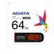 Флеш-накопичувач ADATA USB 2.0 C008 64Gb Black/Red (AC008-64G-RKD) [806432], фото 2