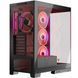 Корпус Modecom VOLCANO SPACE APEX ARGB 4x140mm fans MIDI USB 3.0x2+TYPE-C BLACK без БЖ ATX (AT-SPACE-PG-10-000000-000) [403123], фото 6