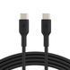 Кабель USB-C > USB-C заряджання/синхронізації Belkin 2м, 60Вт, Type-C, PVC, чорний (CAB003BT2MBK) [110480], фото 2