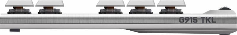 Клавiатура бездротова Logitech G915 Gaming TKL Tenkeyless LightSpeed Wireless RGB Mechanical White (920-009664) [605907]
