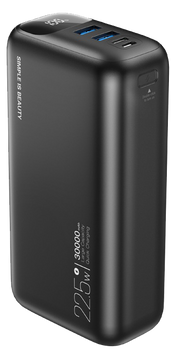 Портативний зарядний пристрій XO PR200 - 30000 mAh PD20W + QC22.5W Black (PR200_Black) [201935]