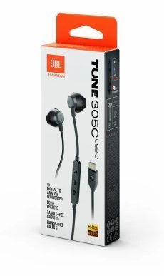 Гарнітура JBL TUNE 305C USB-C Black (JBLT305CBLK) [203527]