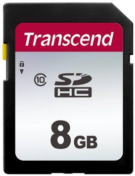 Карта пам'яті Transcend SD 8GB C10 R20/W10MB/s (TS8GSDC300S) [108897]