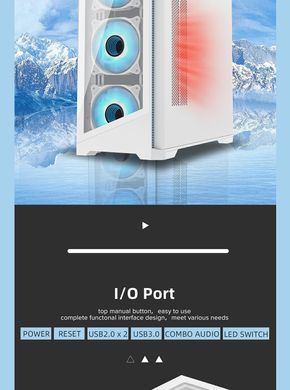 Корпус для ПК GAMEMAX (Destroyer TGW) [303339]
