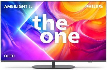 Телевізор 55" Philips QLED 4K 144Hz Smart Titan OS Black Ambilight (55PUS9010/12) [111504]