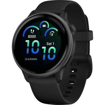Смарт-годинник Garmin Vivoactive 6 Slate with Black Silicone Band (010-02985-40) [613072]