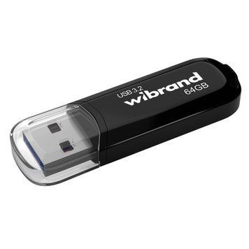 Флеш-накопичувач Wibrand USB 3.2 Gen1 Marten 64GB Black (WI3.2/MA64P10B) [803044]