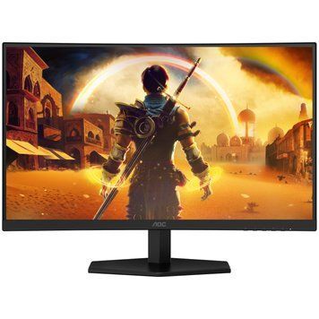Монітор TFT 27" AOC, VA, 180Гц, вигнутий, 2хHDMI, DP, колонки, чорно-червоний (C27G42E) [402766]