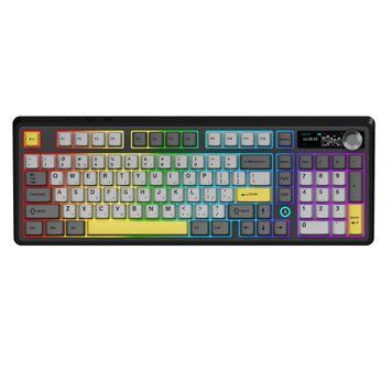 Клавіатура бездротова Ajazz AK980 V2 Gift Switch V2 Black (AK980-V2-G-BGY) [618100]