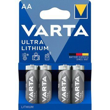 Батарейка Varta Ultra Lithium AA BL 4шт (6106) [617980]
