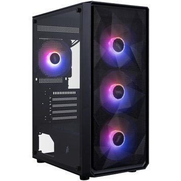 Корпус 1stPlayer Black без БЖ (FD3-M-BK-4F7) [608814]