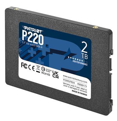 Накопичувач SSD 2TB Patriot P220 2.5" SATAIII TLC (P220S2TB25) [607915]