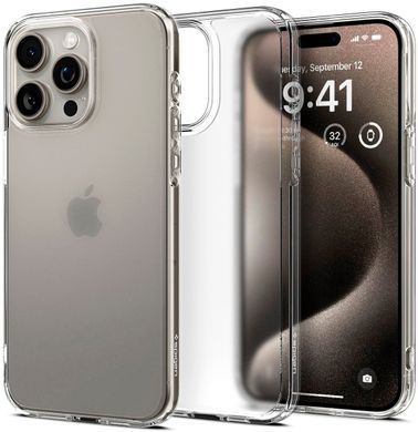 Чохол Spigen для iPhone 15 Pro Max, Ultra Hybrid, Frost Clear (ACS06567) [108195]