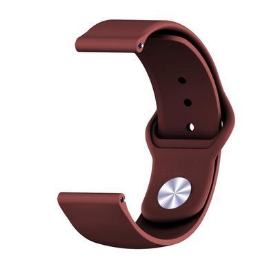 Силіконовий ремінець BeCover для Amazfit Stratos 1/2/2S/3/GTR 2/GTR 47mm/GTR Lite 47mm/Nexo/Pace Dark-Red (706369) [604773]