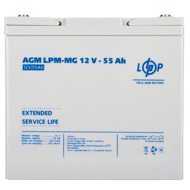 Акумулятор мультигелевий LPM-MG 12V - 55 Ah (LP3873) [900313]