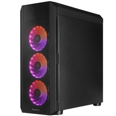 Корпус Chieftec SCORPION 4 4x120mm A-RGB, USB-C, ATX, без БЖ, Black (GL-04B-UC-OP) [405478]