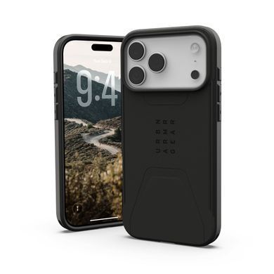 Чохол UAG для iPhone 17 Pro Max, Civilian MagSafe, Black (114546114040) [111040]
