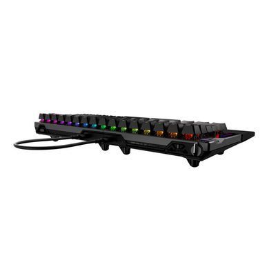 Клавіатура механічна ASUS ROG Falcata split, 83key, Magnetic Switch, USB-A/WL/BT, EN, RGB, чорний (90MP043H-BKUA20) [110568]