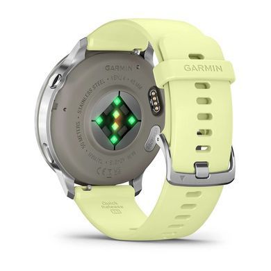 Смарт-годинник Garmin Venu 4 45mm Silver with Citron Silicone (010-03014-42) [619283]