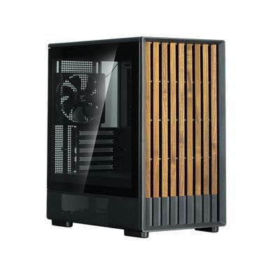 Корпус Zalman P10 Namu без БЖ, 1xUSB3.0, 1xUSBType-C, 2x120мм, 1x120мм ARGB, VGA 340мм, LCS ready, TG Side Panel, mATX, чорний (P10NAMUBLACK) [109568]
