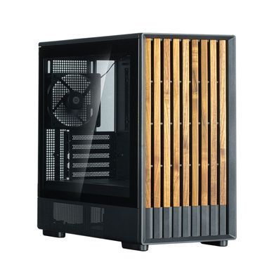 Корпус Zalman P10 Namu без БЖ, 1xUSB3.0, 1xUSBType-C, 2x120мм, 1x120мм ARGB, VGA 340мм, LCS ready, TG Side Panel, mATX, чорний (P10NAMUBLACK) [109568]