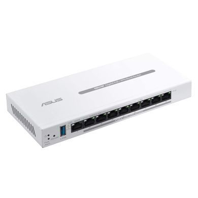 Маршрутизатор ASUS ExpertWiFi EBG19P 8xGE LAN (8xPoE), 1xGE WAN, 1xUSB 3.2, 123W, BT (90IG08C0-MO3B00) [104676]