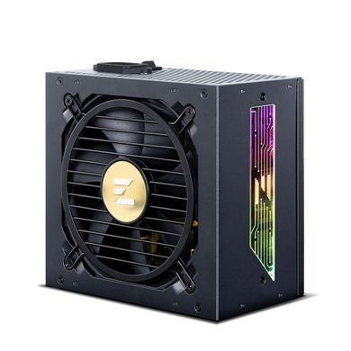 Блок живленняZalman Teramax 2 View (1000W) 99%, 80+ Gold, 120мм, 1xMB 24pin(18+10), 2xCPU(4+4 pin), 3xMolex, 12xSATA, 4xPCIe 8pin(6+2), 1xPCIe GEN5 16pin, 1x +5V ARGB cable, Fully Modular (ZM1000-TMX2VIEW) [112136]