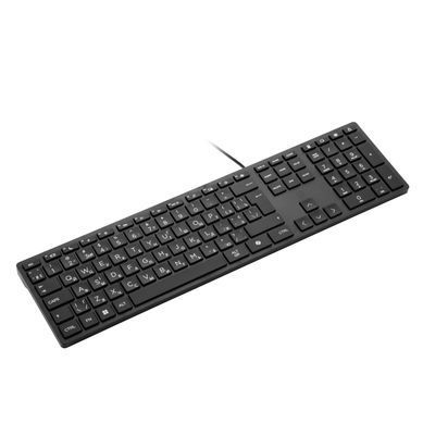 Клавіатура мембранна HP 320K, 109key, USB-A, EN/UK, чорний (9SR37UT) [106609]