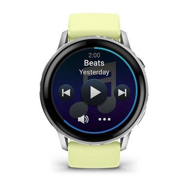 Смарт-годинник Garmin Venu 4 45mm Silver with Citron Silicone (010-03014-42) [619283]