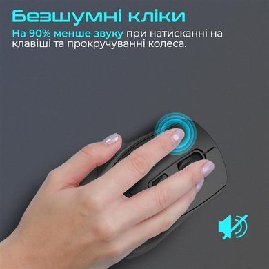 Миша бездротова Promate Samit Black (samit.black) [610998]