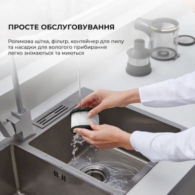 Акумуляторний пилосос Dreame R10 Pro Aqua (VZV15A) [619830]