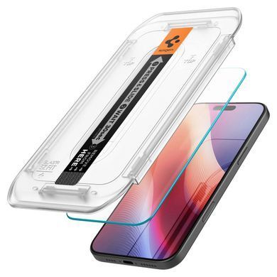 Скло Spigen для iPhone 17 Pro/ 17, Glas.tR EZ Fit, (2 Pack) (AGL07928) [111223]