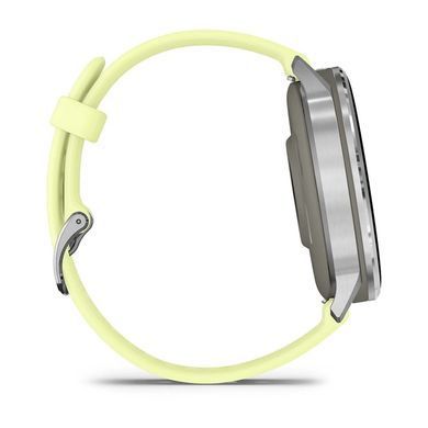 Смарт-годинник Garmin Venu 4 45mm Silver with Citron Silicone (010-03014-42) [619283]