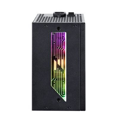 Блок живленняZalman Teramax 2 View (1000W) 99%, 80+ Gold, 120мм, 1xMB 24pin(18+10), 2xCPU(4+4 pin), 3xMolex, 12xSATA, 4xPCIe 8pin(6+2), 1xPCIe GEN5 16pin, 1x +5V ARGB cable, Fully Modular (ZM1000-TMX2VIEW) [112136]