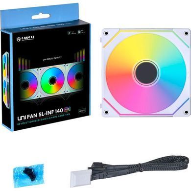 Вентилятор Lian Li Uni Fan SL-Infinity 140-1 White (G99.14SLIN1W.00) [614372]
