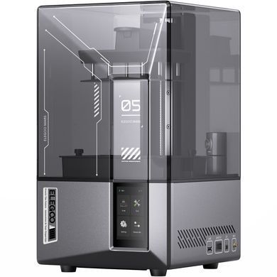 Друкарка 3D ELEGOO Mars 5 Ultra 9K (LCD &plusmn;0.1 mm Chitubox MSLA 153.36x77.76x165 mm WiFi USB сірий) (50.101.013300) [404731]