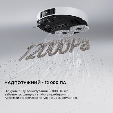 Робот-пилосос миючий Dreame Bot X40 Ultra Complete White (RLX63CE-2-WH) [501523]