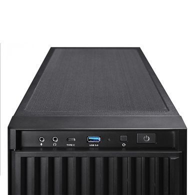 Корпус Chieftec UNI, без БЖ, 1x USB Type C, 1 x USB3.0, ATX, Black (BW-01B-OP) [405301]