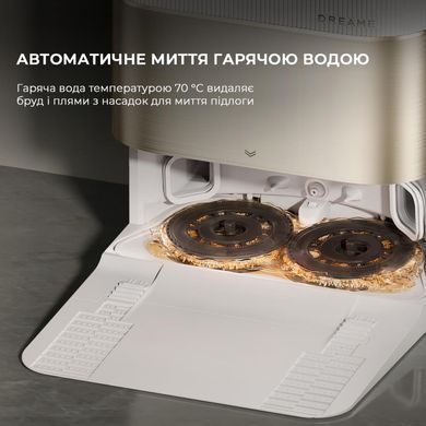 Робот-пилосос миючий Dreame Bot X40 Ultra Complete White (RLX63CE-2-WH) [501523]