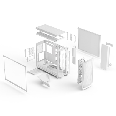 Корпус для ПК FRACTAL DESIGN Meshify 3 XL White RGB TG CT (FD-C-MES3X-06) [303882]