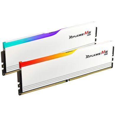 Модуль пам`ятi DDR5 2x32GB/6000 G.Skill Ripjaws M5 RGB White (F5-6000J3040G32GX2-RM5RW) [613486]