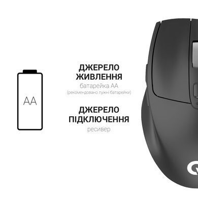 Миша бездротова OfficePro Black (M315B) [606687]