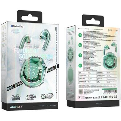 Навушники TWS Acefast T8 mint green (6974316282259) [401938]