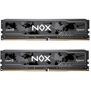 Модуль пам`ятi DDR5 2x16GB/5600 Apacer NOX (AH5U32G56C522MBAA-2) [612638]