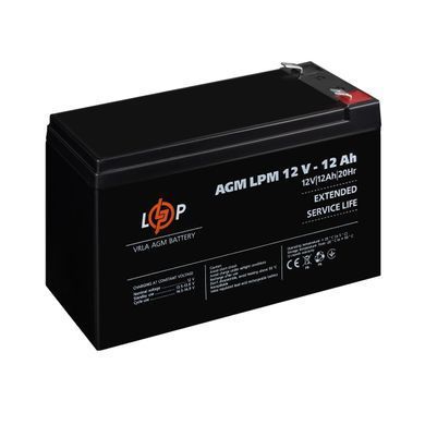 Акумулятор AGM LPM 12V - 12 Ah (LP6550) [900163]