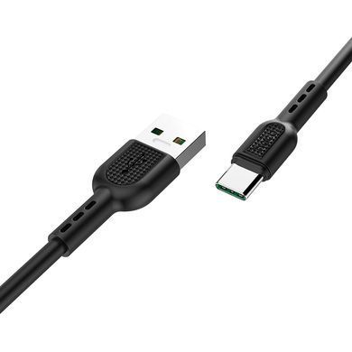 Кабель HOCO X33 Type-C 5A Surge charging data cable Black (6931474706119) [802279]