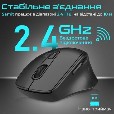 Миша бездротова Promate Samit Black (samit.black) [610998]